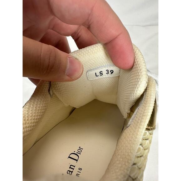 Dior | Shoes | Dior D Connect Sneakers Sz 4 | Poshmark Dior D-Connect 62k Gold Size 9 SPB-MS 351082